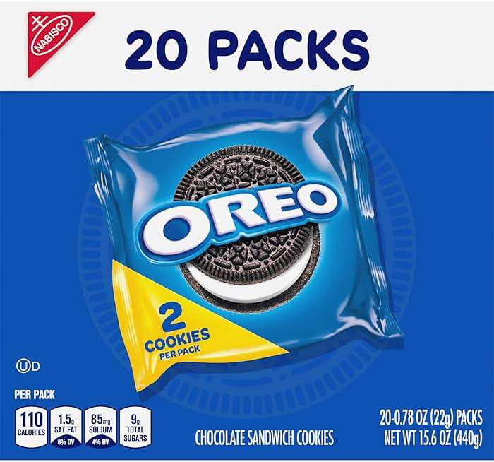 OREO Chocolate Sandwich Cookies, 20 Snack Packs (2 Cookies Per Pack) - Image 17