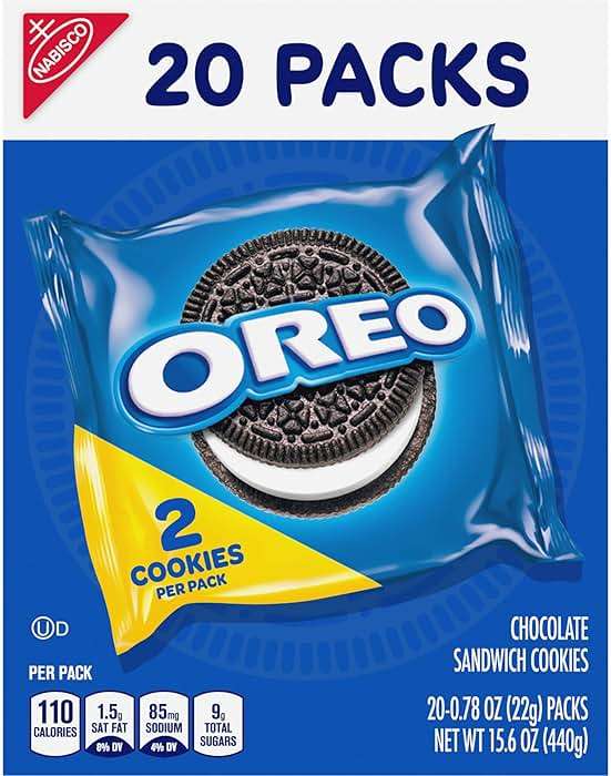 OREO Chocolate Sandwich Cookies, 20 Snack Packs (2 Cookies Per Pack) - Image 18