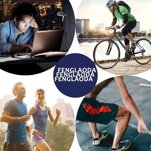 fenglaoda 8 Pairs Compression Socks for Men & Women 20-30 mmHg Knee High Nurse Pregnant Running Medical and Travel Athletic - Image 5