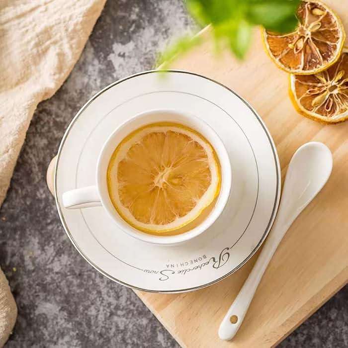 Mkostlich Dried Lemon Slices Bulk, Sour Sweet and Refreshing Citrus Fruit Tea, Natural Dehydrated Lemon Slices for Cocktails Garnish/Tea/Baking, No Sugar Added(250g/8.81oz) - Image 4