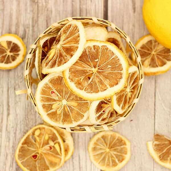 Mkostlich Dried Lemon Slices Bulk, Sour Sweet and Refreshing Citrus Fruit Tea, Natural Dehydrated Lemon Slices for Cocktails Garnish/Tea/Baking, No Sugar Added(250g/8.81oz) - Image 6