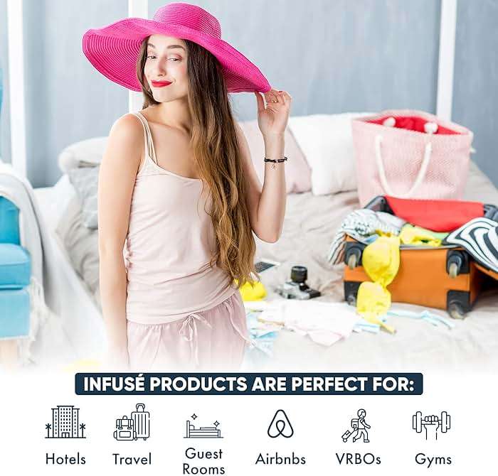 Infuse Hotel Hand & Body Wash | 1 Gallon | For Hospitality & Vacation Rentals to Refill Dispensers | (4 Gallons) - Image 3