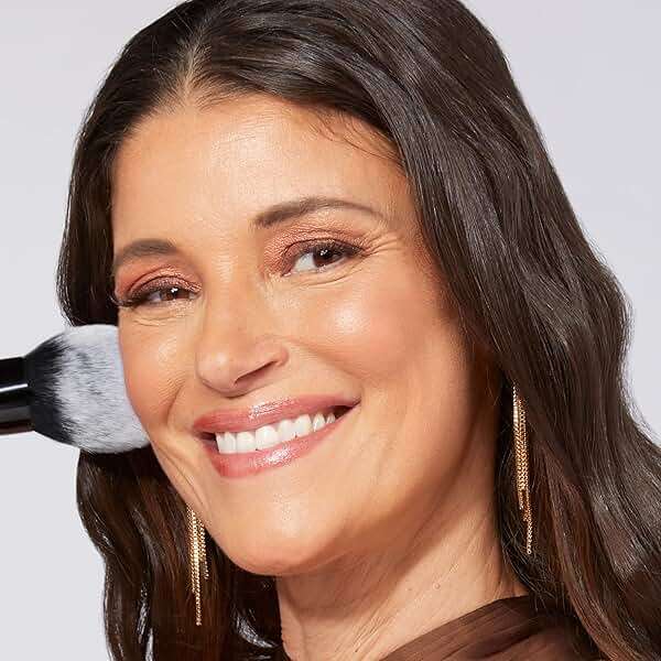 LAURA GELLER NEW YORK Baked Bronze-n-Brighten Bronzer Powder - Deep and Bronzer Makeup Brush - Vegan Bristles - Image 7