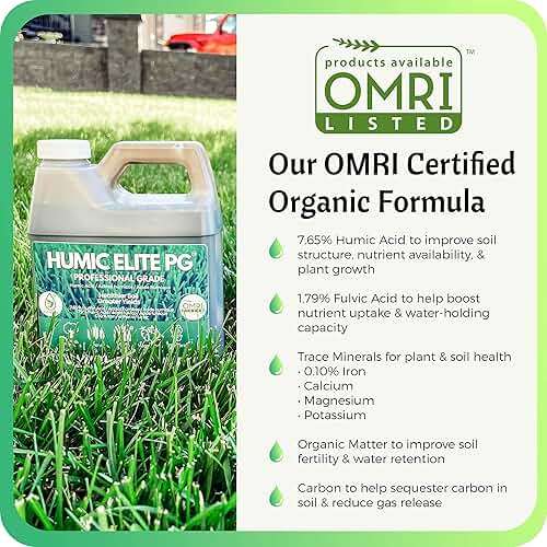 Humic Acid Organic Lawn Fertilizer - Fulvic Humic Mineral Blend for Trees, Shrubs, Ornamentals, Vegetables & Crops - Enhancer & Garden Soil Conditioner by FoliarTech, 1.1 Gallons - Image 4
