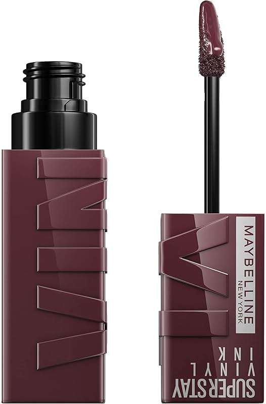 Maybelline Super Stay Vinyl Ink Longwear No-Budge Liquid Lipcolor Makeup, Highly Pigmented Color and Instant Shine, Fearless, Brown Lipstick, 0.14 fl oz, 1 Count - Image 1