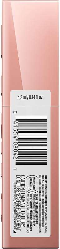 Maybelline Super Stay Vinyl Ink Longwear No-Budge Liquid Lipcolor Makeup, Highly Pigmented Color and Instant Shine, Captivated, Pink Lipstick, 0.14 fl oz, 1 Count - Image 8