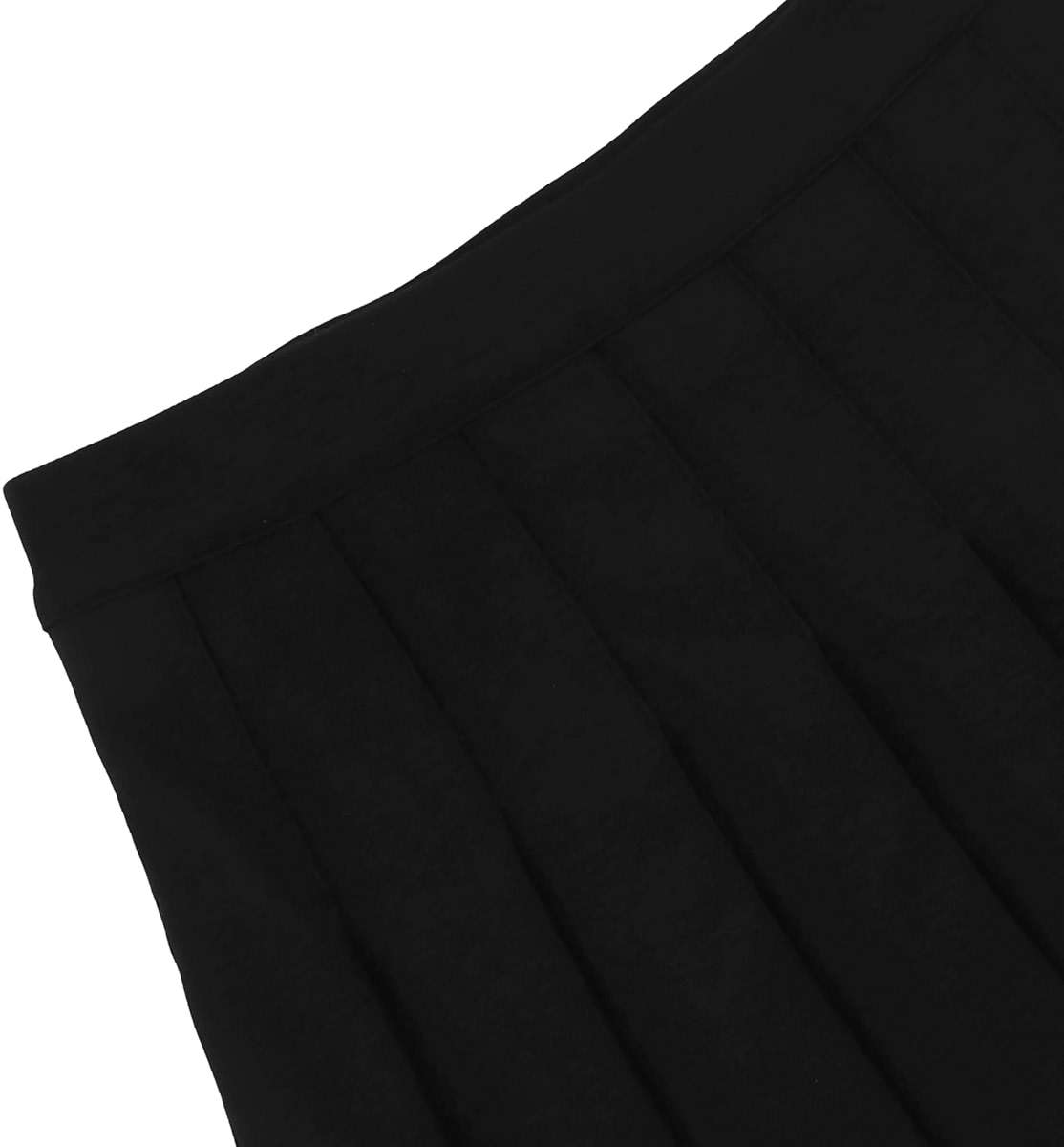 AULKEEP Womens Black Mini Pleated Skirts Goth High Waist A Line Punk Skirt School Uniform Short Skirts with Belt - Image 6