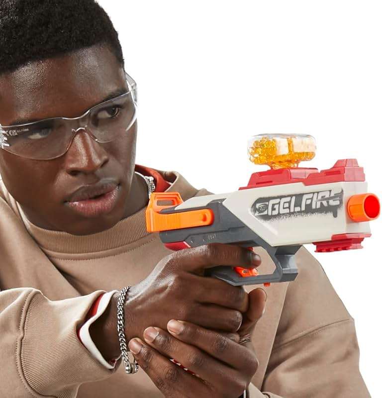 Nerf Pro Gelfire Legion Spring Action Blaster, 5000 Rounds, 130 Hopper, Protective Eyewear, Slam Fire, Ages 14 & Up - Image 2