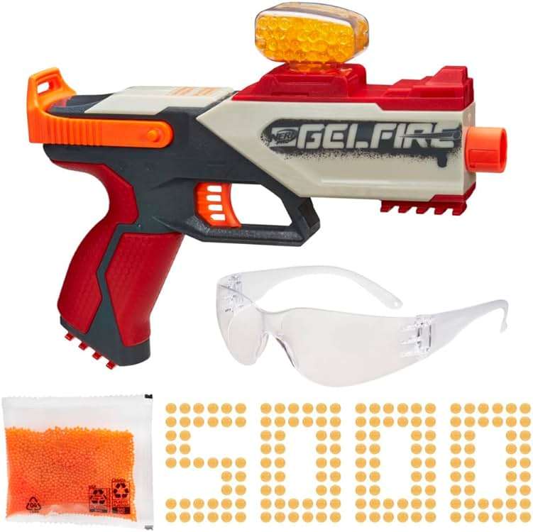 Nerf Pro Gelfire Legion Spring Action Blaster, 5000 Rounds, 130 Hopper, Protective Eyewear, Slam Fire, Ages 14 & Up - Image 3