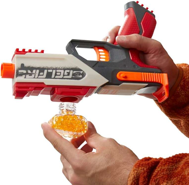 Nerf Pro Gelfire Legion Spring Action Blaster, 5000 Rounds, 130 Hopper, Protective Eyewear, Slam Fire, Ages 14 & Up - Image 5