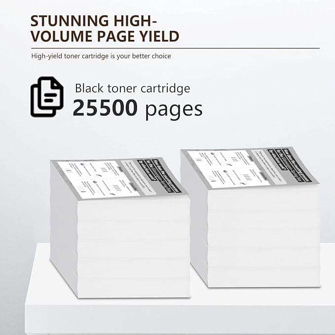 106R02734 Black High Yield Toner Cartridge 1 Pack(25,500 Pages): Compatible 4265 Toner Cartridge Replacement for Xerox WorkCentre 4265 4265X 4265S 4265XF Printer - Image 3