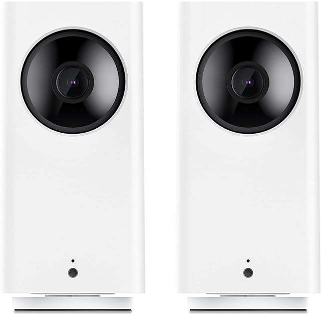 Wyze Cam Pan v2 360° Pet Camera with Phone App PTZ Indoor Smart Security Camera for Dog Cat Baby Elderly Monitoring, 2-Pack - Image 1