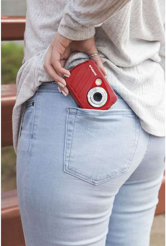 Polaroid IS048 Waterproof Instant Sharing 16 MP Digital Portable Handheld Action Camera - Image 7