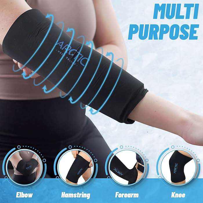 2 Pack - Premium Cold Therapy Compression Ice Sleeve, Knee Ice Pack Wrap for Injuries, Elbow, Quad & Hamstring Relief, Flexible & Reusable Cold Wrap Recovery for Meniscus, ACL, MCL, Ice & Heat Therapy - Image 3