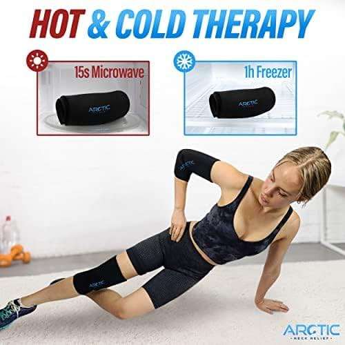 2 Pack - Premium Cold Therapy Compression Ice Sleeve, Knee Ice Pack Wrap for Injuries, Elbow, Quad & Hamstring Relief, Flexible & Reusable Cold Wrap Recovery for Meniscus, ACL, MCL, Ice & Heat Therapy - Image 6