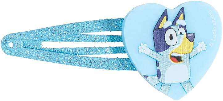 LUV HER Bluey Girls BFF 6 Piece Toy Jewelry Box Set with 2 Rings, 2 Bead Bracelets and Snap Hair Clips Ages 3+ - Image 5