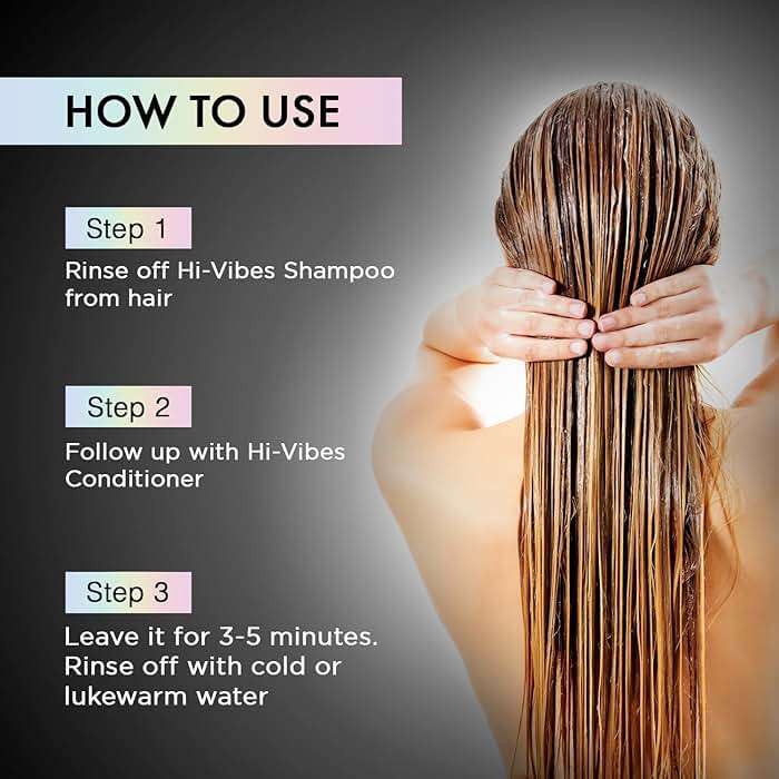 MOEHAIR Hi-Vibes Vegan Sacred Moisturizing Conditioner, Infused with Argan Oil & Green Tea, Nourishes Hair | Repairs Damage | Softens Hair | Paraben & Sulfate Free Vegan Hair Conditioner (16.9 Fl. Oz) - Image 5