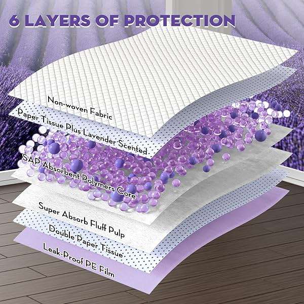 CROCI Dog Pads Extra Large 30x36in, Puppy Pads with Adhesive Tabs Super Absorbent Up to 10 Cups, Disposable (40 Counts) - Image 3