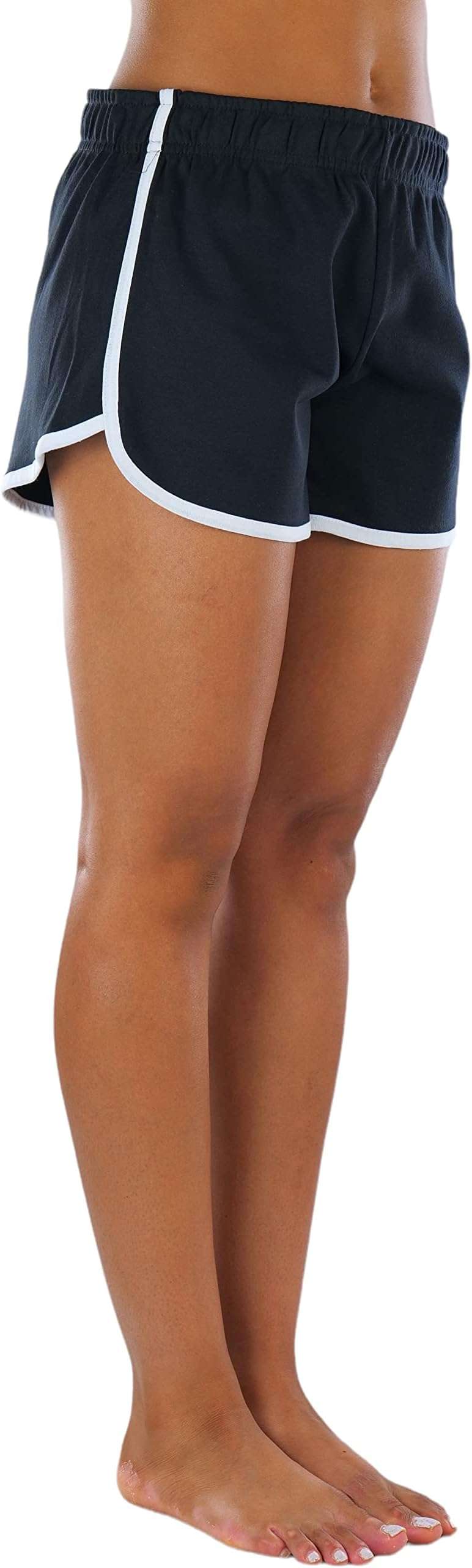 ToBeInStyle Women’s Athletic Chic Drawstring Elastic Waist Yoga Mini Shorts - Image 5
