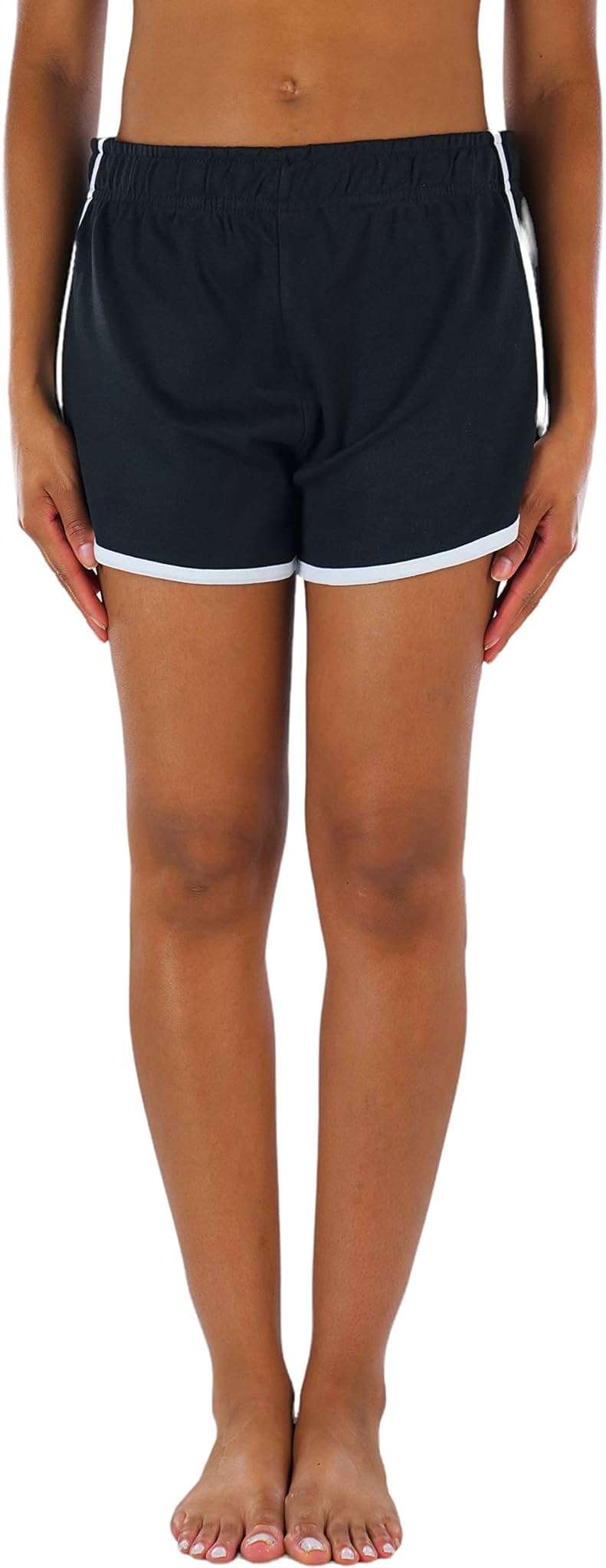 ToBeInStyle Women’s Athletic Chic Drawstring Elastic Waist Yoga Mini Shorts - Image 6