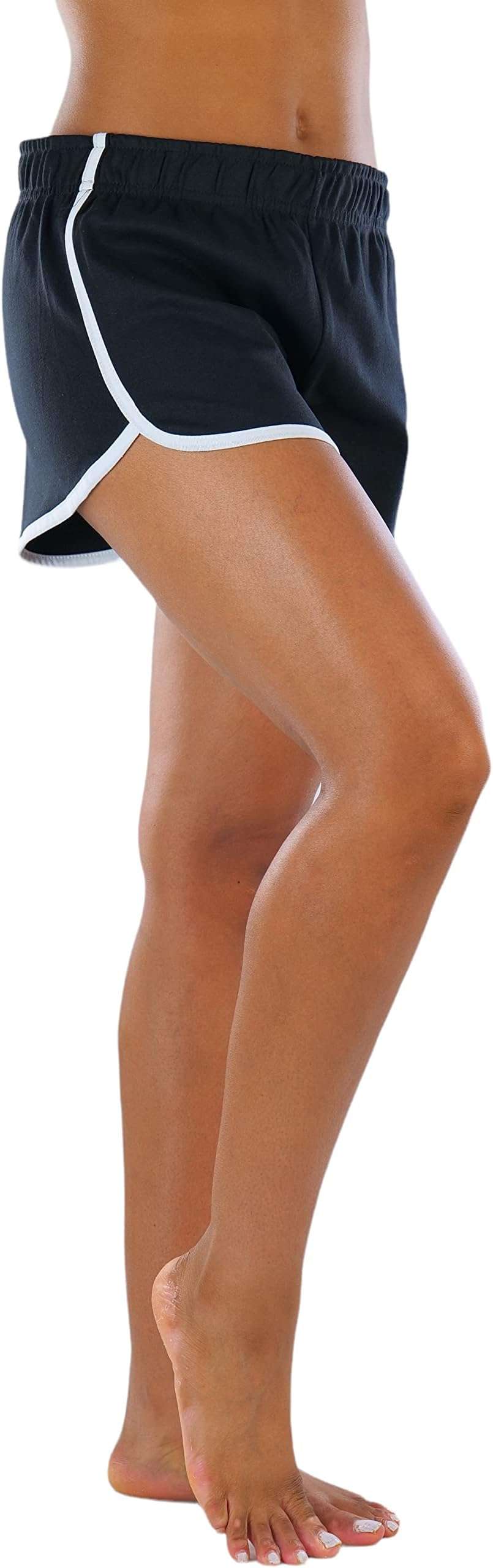 ToBeInStyle Women’s Athletic Chic Drawstring Elastic Waist Yoga Mini Shorts - Image 7