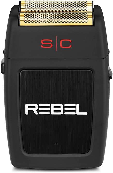 StyleCraft Rebel Professional Cordless Double Foil Shaver - Super Torque Motor, USB-C Rechargeable Electric Men's Foil Shaver, Close Shave, Barber Quality Grooming - Image 1