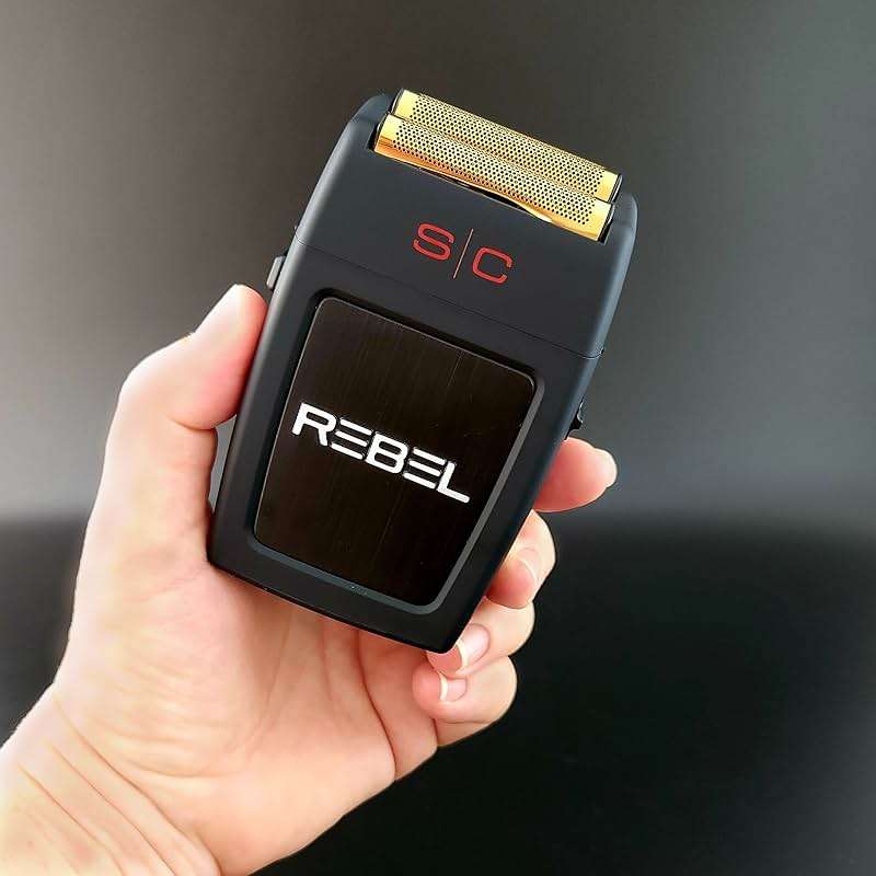 StyleCraft Rebel Professional Cordless Double Foil Shaver - Super Torque Motor, USB-C Rechargeable Electric Men's Foil Shaver, Close Shave, Barber Quality Grooming - Image 6