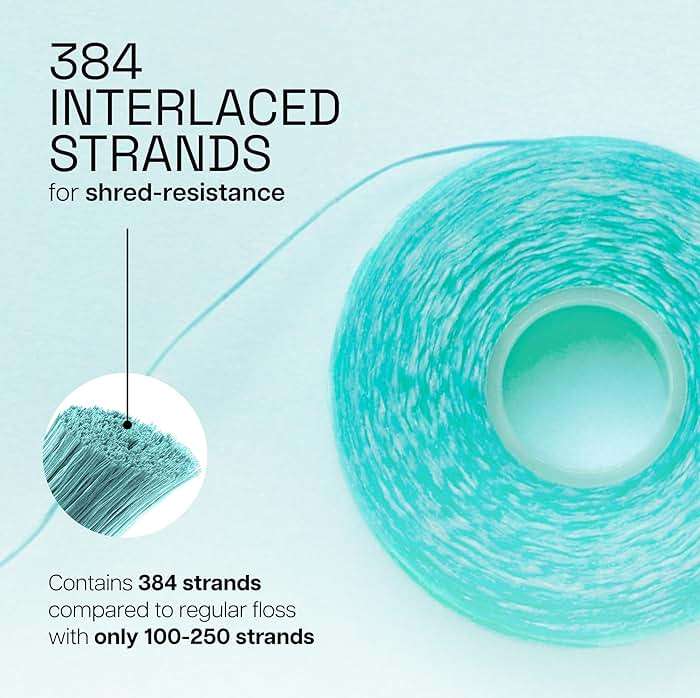 REACH Cool Mint Dental Floss, Fresh Mint, Plaque Remover for Teeth, Shred Resistant, Waxed, Easy on Gums & Teeth, Fresh Breath, Oral Care, PFAS Free, for Adults & Kids, 1 Pack, 55yd - Image 3