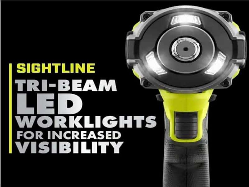 ONEAND HP 18V BRUSHLESS Cordless 4-Mode 1/2 in. HIGH Torque Impact Wrench Tool ONLY - Image 3