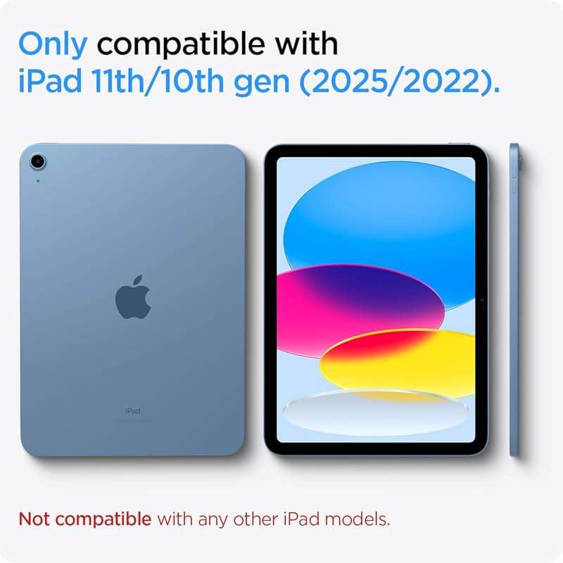 Spigen Tempered Glass Screen Protector [GlasTR EZ Fit] Designed for iPad 11th Generation A16 11 inch (2025) / iPad 10th Generation 10.9 inch (2022) [9H Hardness/Case-Friendly] - Image 2