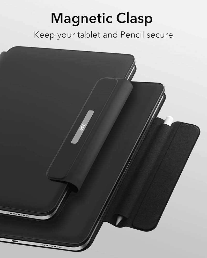 ESR iPad 11th(A16, 2025)/10th Gen Case with Keyboard, Magic Keyboard Case with Backlit Keys, Easy-Set Floating Cantilever Stand, Precision Multi-Touch Trackpad, Black - Image 8