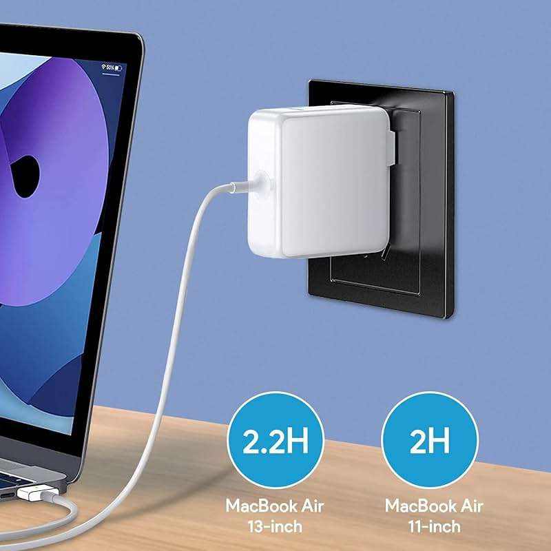 Mac Book Air Charger, 45W Magnetic Mag2 T-Tip Laptop Charger Suitable for Mac Book Air 11 inch and 13 inch After Mid 2012(Applicable to 2012-2017) - Image 4