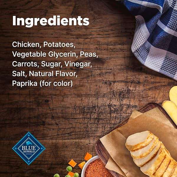 Blue Buffalo Nudges Chicken Homestyle Natural Dog Treats, Pot-Pie-Inspired Recipe, Healthy Reward or Training Treat, Made in the USA with Real Chicken, No Artificial Preservatives, 16 oz. - Image 5