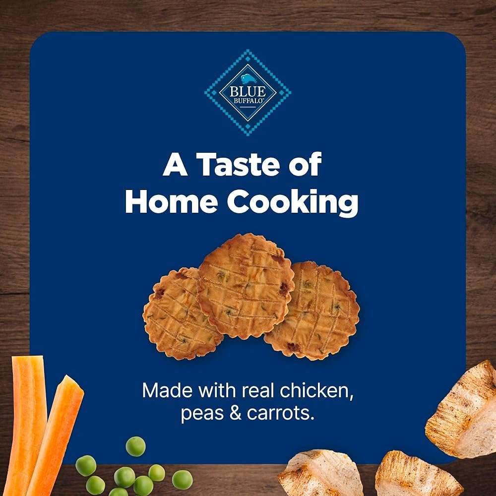 Blue Buffalo Nudges Chicken Homestyle Natural Dog Treats, Pot-Pie-Inspired Recipe, Healthy Reward or Training Treat, Made in the USA with Real Chicken, No Artificial Preservatives, 16 oz. - Image 6