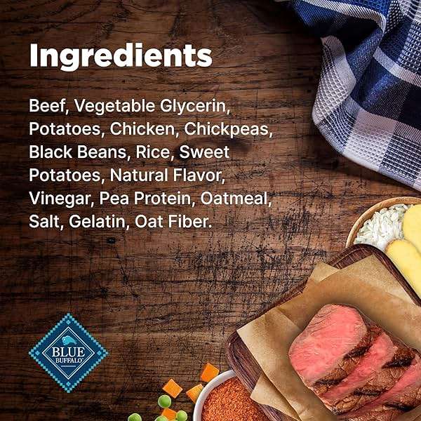 Blue Buffalo Nudges Beef & Rice Homestyle Natural Dog Treats, Meatball-Inspired Recipe, Healthy Reward or Training Treat, Made in the USA with Real Beef, No Artificial Preservatives, 16 oz. - Image 5