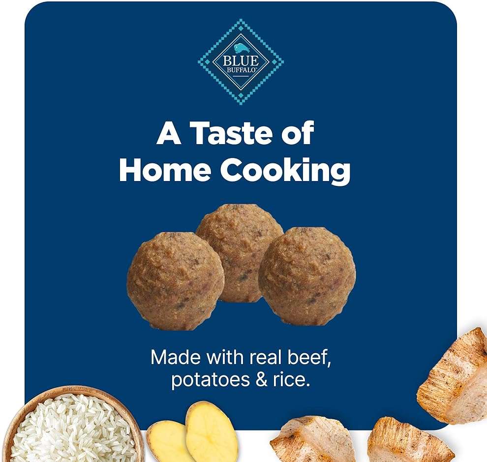 Blue Buffalo Nudges Beef & Rice Homestyle Natural Dog Treats, Meatball-Inspired Recipe, Healthy Reward or Training Treat, Made in the USA with Real Beef, No Artificial Preservatives, 16 oz. - Image 6