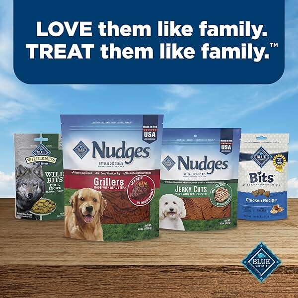 Blue Buffalo Nudges Chicken Grillers Natural Dog Treats, Tender & Meaty Dog Snacks, Easy-To-Tear for Training, Made in the USA with Real Chicken, No Artificial Preservatives, 16 oz. - Image 9