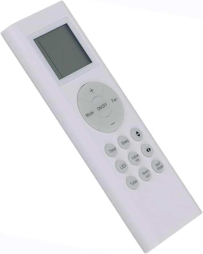 RG66A1/BGEF Replace AC Remote Control Compatible with Midea & Pioneer Senville Kaden Air Condtioner KS09 KS12 KS18 KS24 KS28 WYS009AMFI17RL WYS012G-19 RG66B6/BGEFU1 RG66A2/BGEFU1 RG66A1/BGEFU1 - Image 2