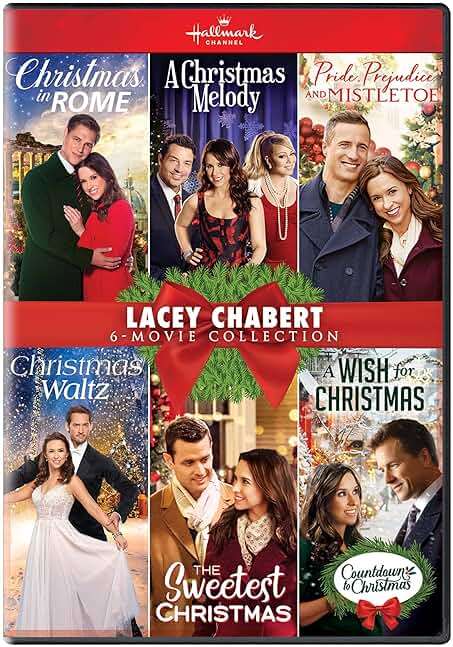 Lacey Chabert 6-Movie Collection featuring: Christmas in Rome, Christmas Waltz, Pride, Prejudice, and Mistletoe, The Sweetest Christmas and more [DVD] - Image 2