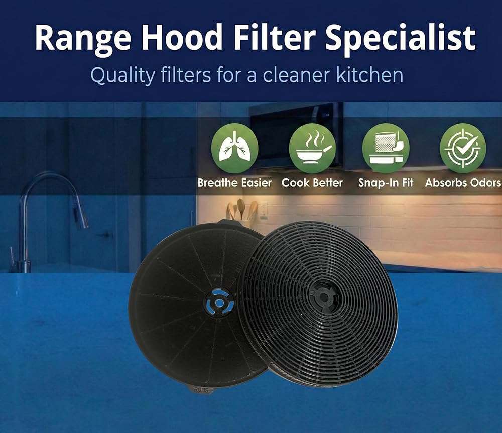 Amazinpure 2X AP-CFK1-TM Premium Ultra-Flow Heavy-Duty Range Hood Filter compatible with Cosmo Range Hood Charcoal Filter CFK1-TM 63190 63175S UC30 UMC30 UMC36 668A900 668WRC90 (2) (2) - Image 6