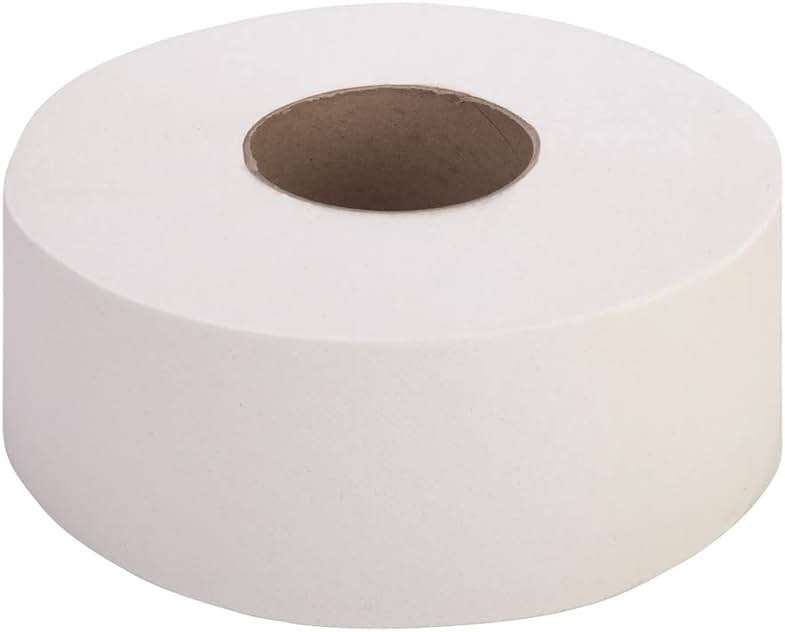 Genuine Joe Jumbo Roll Bath Tissue, 3.3" x 1000', 2-Ply, Natural, 12 Count - Image 3