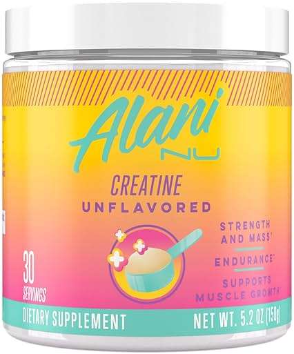 Alani Nu Creatine Monohydrate Powder | Unflavored | Micronized Creatine Powder | Gluten Free | Sugar Free | Vegan | 30 Servings - Image 1