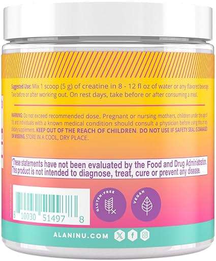 Alani Nu Creatine Monohydrate Powder | Unflavored | Micronized Creatine Powder | Gluten Free | Sugar Free | Vegan | 30 Servings - Image 3