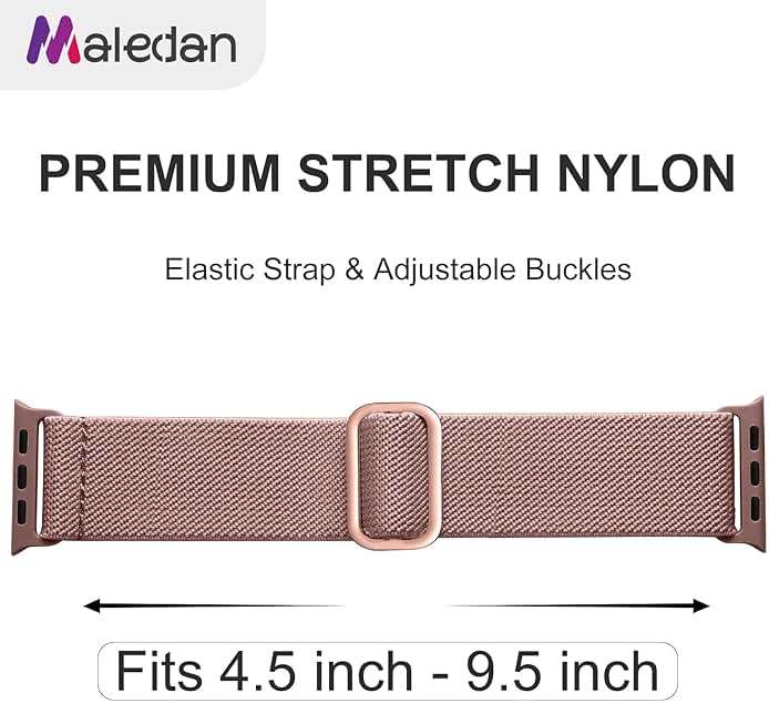 Maledan 10 Pack Stretchy Solo Loop Compatible with Apple Watch Band 40mm 38mm 41mm 42mm 44mm 45mm 46mm 49mm Women Men,Soft Nylon Elastic Braided Strap for iWatch Series 11 10 9 8 7 6 5 4 3 2 1 SE Ultra - Image 3