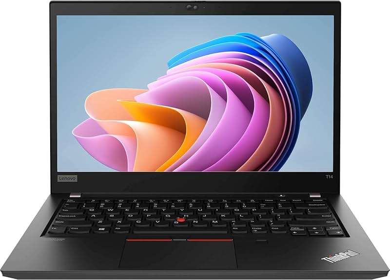Lenovo Thinkpad T14 (Gen 1) 14" Laptop, i5 10310U 1.7Ghz, 16GB DDR4, 512GB NVMe SSD, 1080p Full HD, Thunderbolt 3, HDMI, Webcam, Windows 11 Pro (Renewed) - Image 1