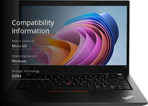 Lenovo Thinkpad T14 (Gen 1) 14" Laptop, i5 10310U 1.7Ghz, 16GB DDR4, 512GB NVMe SSD, 1080p Full HD, Thunderbolt 3, HDMI, Webcam, Windows 11 Pro (Renewed) - Image 3