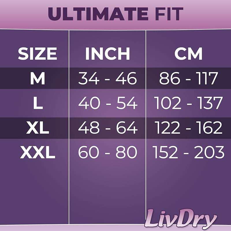 Livdry XL Adult Diapers Women Overnight, Ultimate Max Absorbency, All Day or Night Protection, Extra Large (11 Count) - Image 6