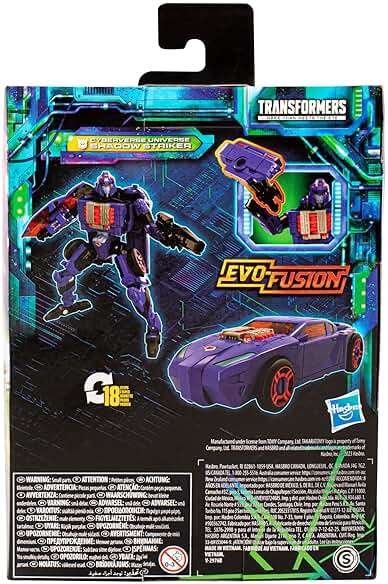 Transformers Toys Legacy Evolution Deluxe Cyberverse Universe Shadow Striker Toy, 5.5-inch, Action Figure for Boys and Girls Ages 8 and Up - Image 3