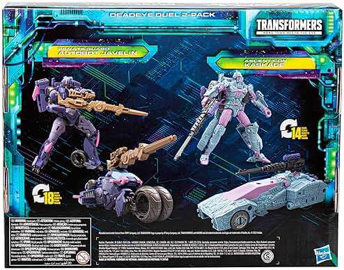 Transformers Toys Legacy Evolution Deluxe Senate Guard Autobot Javelin & Ascenticon Kaskade Deadeye Duel 2-Pack, Action Figures for Boys and Girls Ages 8 and Up (Amazon Exclusive) - Image 10