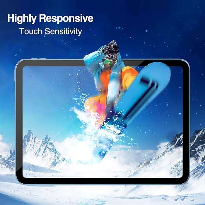 ProCase 2 Pcs Screen Protector for iPad A16 2025 11th Generation 11 Inch/iPad 10th 2022 10.9 Inch, Tempered Glass Film Guard -Clear - Image 6